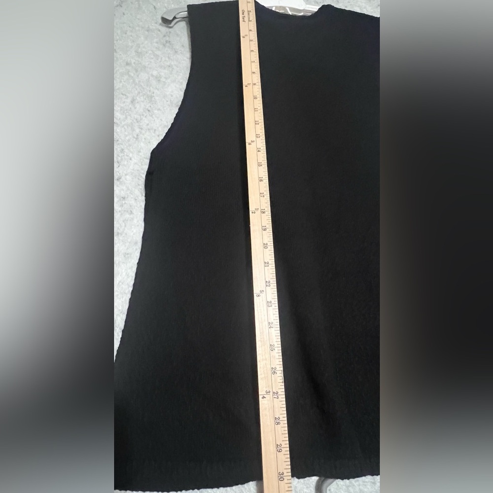 New*Free People Beach ‘Miranda’ Sleeveless Sweater/Short Set~SMALL ~in black - Picture 11 of 14
